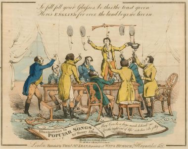 Henry Thomas Alken (1785-1851) - Set of 14 Etchings, Popular Songs, Frontispiece