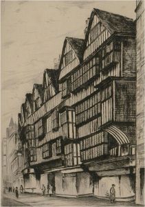 William Haeburn-Little - Early 20th Century Etching, Staple Inn