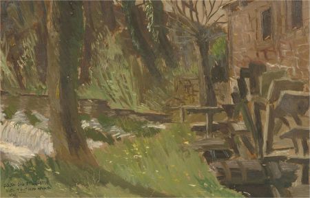 Noel  - 1940 Oil, The Watermill