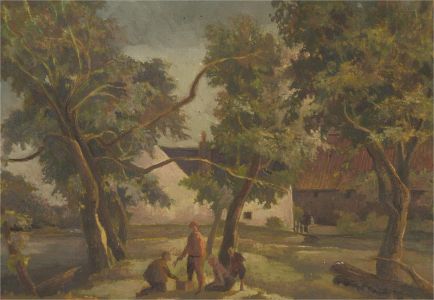 Bernard Robinson (1912-1970) - Mid 20th Century Oil, The Treasure