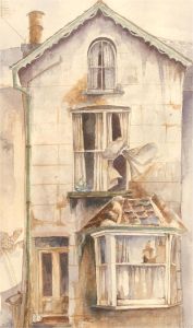 Danielle - 1986 Watercolour, A House Facade