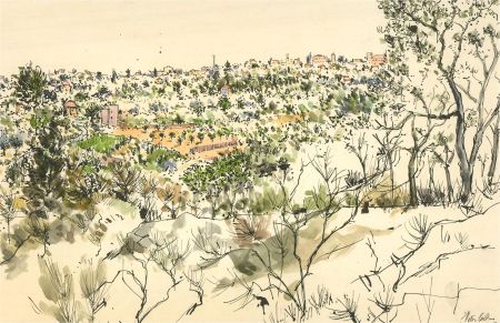 Peter Collins ARCA - 20th Century Watercolour, Town View