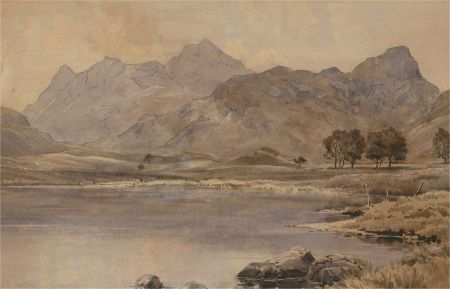 Bernard Eyre Walker RE (1887-1972)  - 1941 Watercolour, Lake View