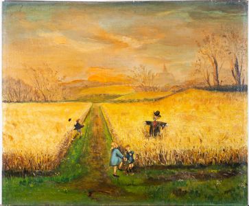 M. G. Makinson - 20th Century Oil, Spooky Scarecrow