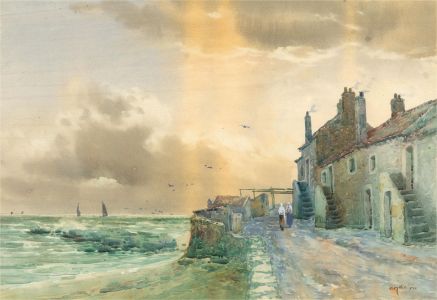 C.M. Williams - Signed Early 20th Century Watercolour, Evening Buckhaven