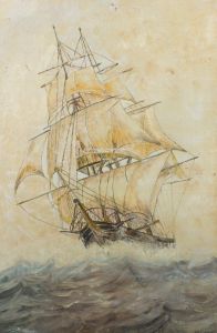 For Restoration - 1979 Oil - Sailing I