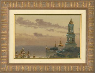20th Century Watercolour - The Cathedral Of Annunciation