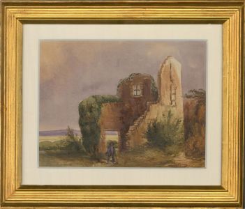 Mid 19th Century Watercolour - Ruin
