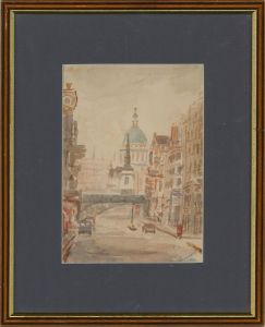 James Romaine Govett (1910-1998) - 20th Century Watercolour, City View