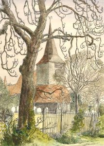 20th Century Watercolour - High Halden