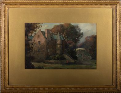 Early 20th Century Oil - Rowallan Castle