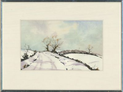 Donald N.M. Simpson - 20th Century Watercolour, Windrush Winter