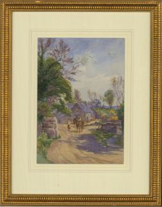 Attrib. William Edmund Benger (1841-1915) - Watercolour, The Old Farmstead 93