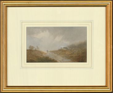 Frederick Boisseree (fl.1870-80) - 1874 Watercolour, Conwy Valley