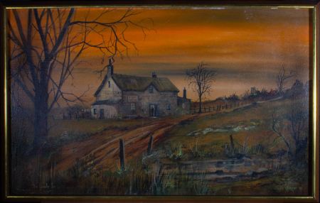 Jago Stone - 1985 Oil, The Lonely Inn