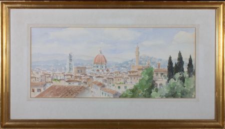 Catineri - 20th Century Watercolour, Florence, Italy