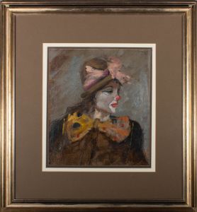 J.L. - 20th Century Oil, Flapper Clown