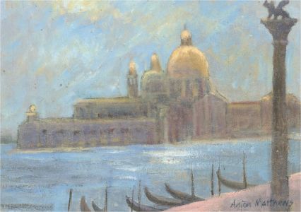 Anton Matthews RCA (1925-2008) - 20th Century Oil, Santa Maria Della Salute