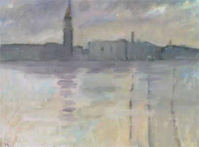 Anton Matthews RCA (1925-2008) - 20th Century Oil, Venice Scene