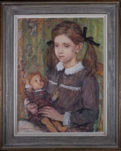 Rupert Shephard (1909 -1992) - 1970 Oil, The Artist's Daughter