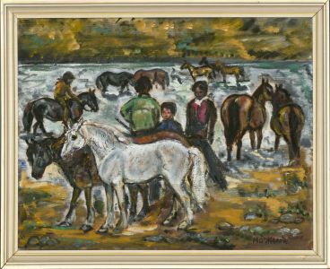 Mary O'Meara - 20th Century Oil, Wild Horses