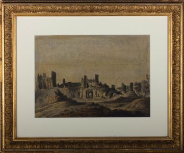 William Cope - 18th Century Watercolour, Dudley Castle