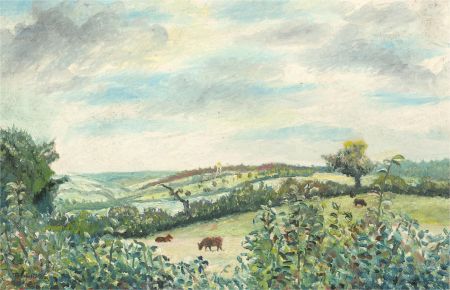 Gerry B. Gibbs - 20th Century Oil, Towards High Wycombe
