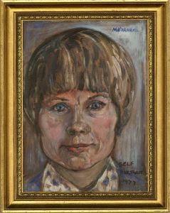 Mary O'Meara - 1977 Oil, Self-Portrait