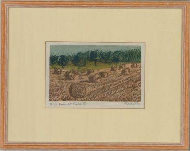 Judy Macklin - 20th Century Woodcut, Summer Field