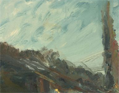 20th Century Oil - Impressionistic Landscape