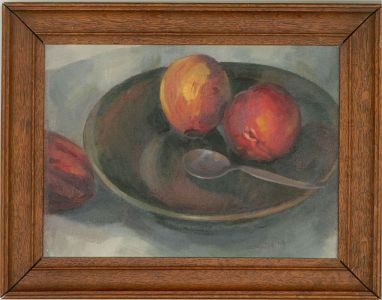 G. Halstead - 20th Century Oil, Nectarines