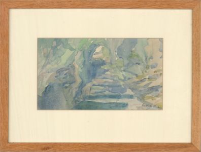 Cynthia M. Laing - 20th Century Watercolour, Old Road To Preston