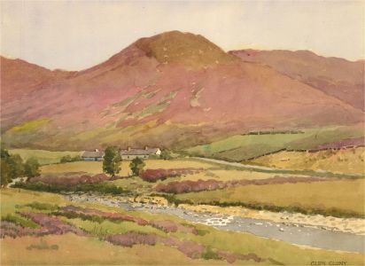 Raymond Turner Barker (1872-1945) - 1932 Watercolour, Glen Cluny