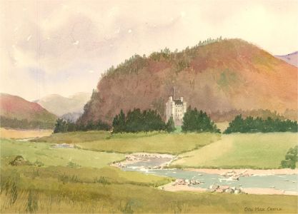 Raymond Turner Barker (1872-1945) - 1932 Watercolour, Old Mar Castle