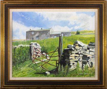 Gordon Metcalfe (b.1935) - 2009 Oil, Stone House