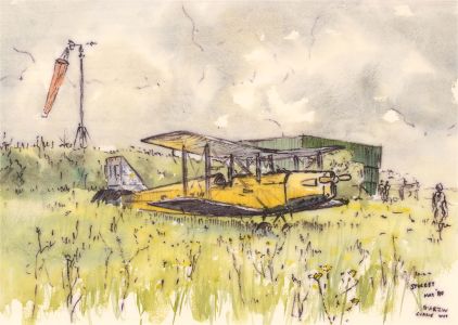 Peter John Stuckey (1921-2013) - 1980 Watercolour, Currie Wot, G-ARZW