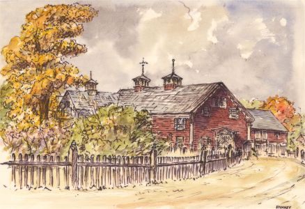 Peter John Stuckey (1921-2013) - 1978 Watercolour, Wrentham, Massachusetts