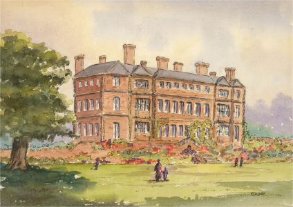 Peter John Stuckey (1921-2013) - 20th Century Watercolour, Manor House View