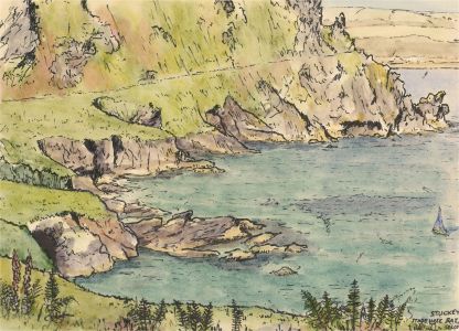 Peter John Stuckey (1921-2013) - Watercolour, Starehole Bay, Salcombe