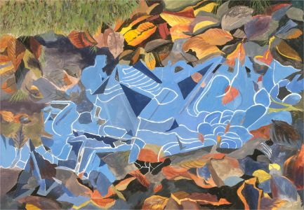 Gordon Metcalfe (b.1935) - Contemporary Gouache, Autumn Leaves
