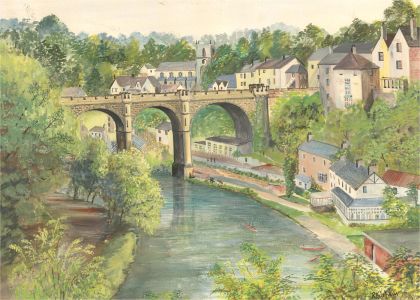 R. Kilshaw - 20th Century Watercolour, Knaresborough