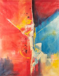 Contemporary Acrylic - Abstracted Primary Colours