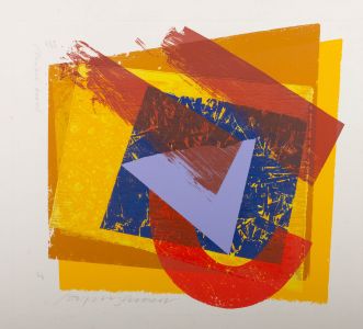 Contemporary Silkscreen - Geometric Colours II
