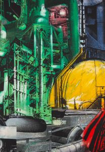Miles Cole - Contemporary Monotype, Railfreight Petroleum III