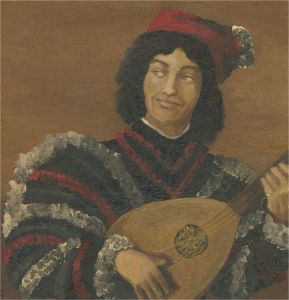 T. S after Frans Hals - 20th Century Oil, The Lute Player