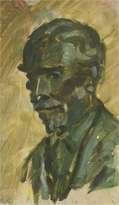 20th Century Oil - Male Head Study