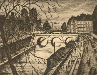 After C.R.W. Nevinson ARA (1889-1946) - 1932 Photogravure, Notre Dame