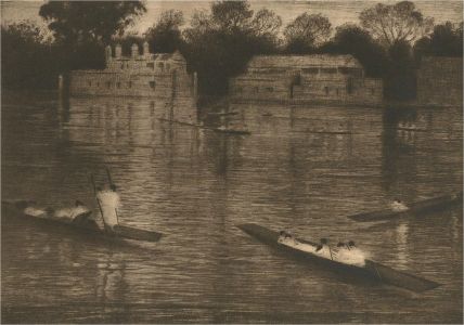 After C.R.W. Nevinson ARA (1889-1946) - 1932 Photogravure, Sunday Evening