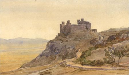 Early 20th Century Watercolour - Ruined Castle