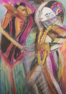 Susan Paine - 20th Century Pastel, The Cosmonaut